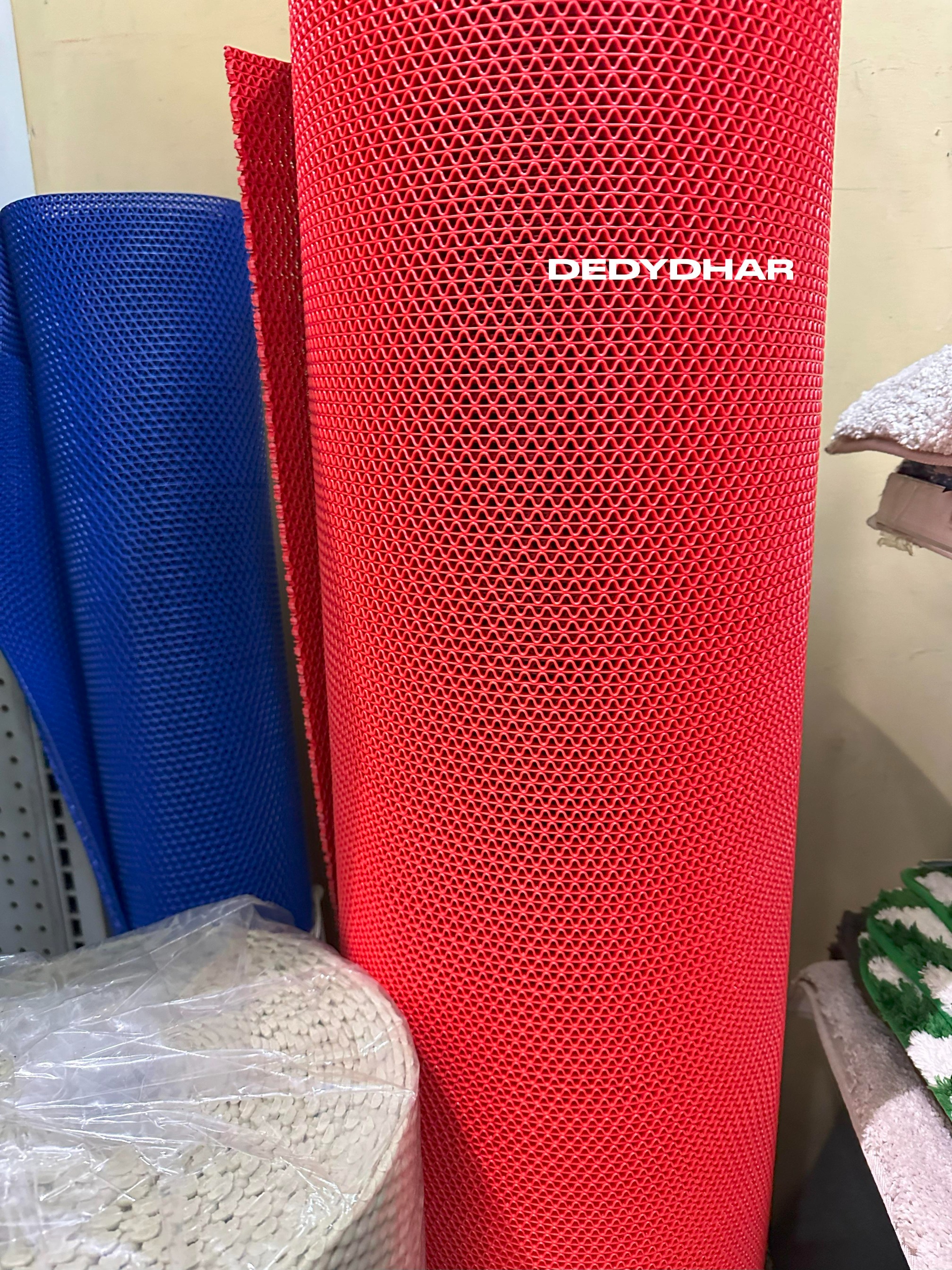Keset Karpet Kamar Mandi Anti Slip Anti Licin/Karpet Masjid PVC Jaring Karet
