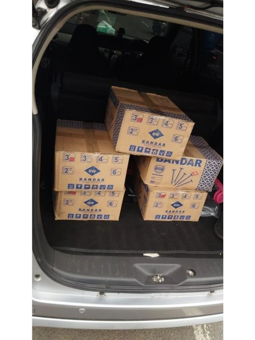 Paku kayu seri 4cm (1 1/2"), 5cm (2"), 7cm (3"), 10cm (4"), 12cm (5") pengiriman GOCAR