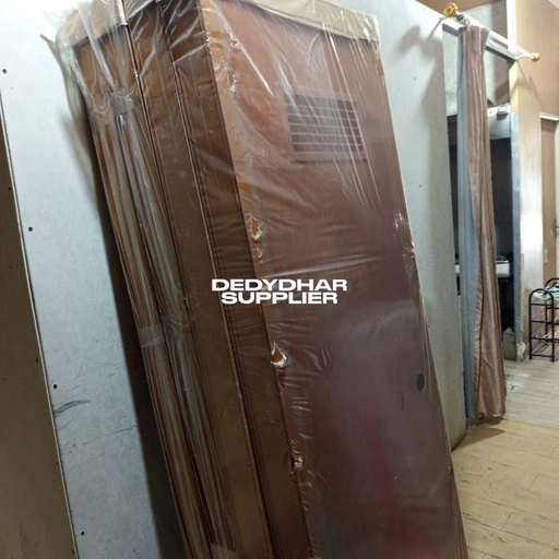 Pintu PVC Kamar Mandi Warna Biru, Pink, Putih, Krem, Abu, Hijau, Kayu