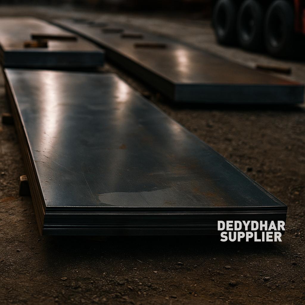 Plat Besi Hitam Polos SS400/ Plat Ezer Polos 4x8 feet (1200x2400) Tahan Lama dan Serbaguna