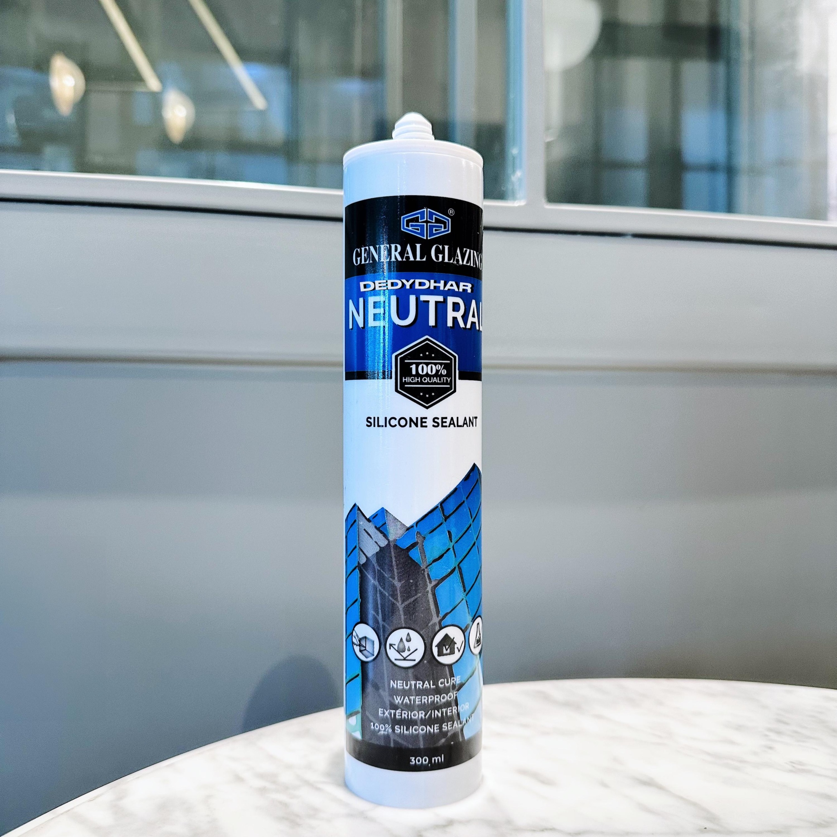 Silicone Sealant General Glazing Netral Multipurpose / Lem Sealant Kaca Interior Alumunium Kamar Mandi Dapur Kuat Waterproof Premium
