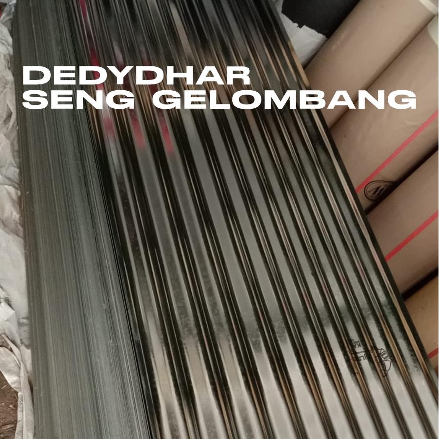 Seng Gelombang 0,20 mm x 80 cm x 180 cm