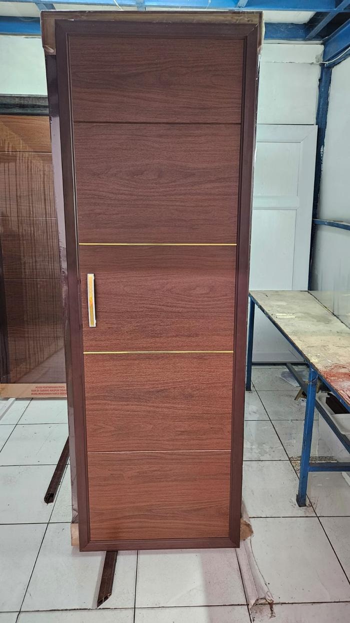 Pintu Kamar Mandi UPVC Full Panel 70x200cm Premium Minimalis
