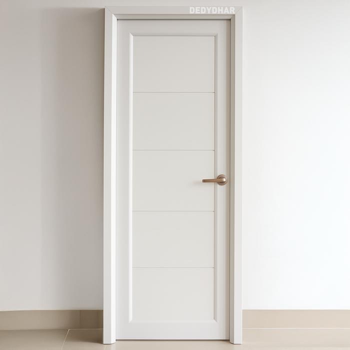 Pintu Kamar Mandi UPVC Full Panel 70x200cm Premium Minimalis