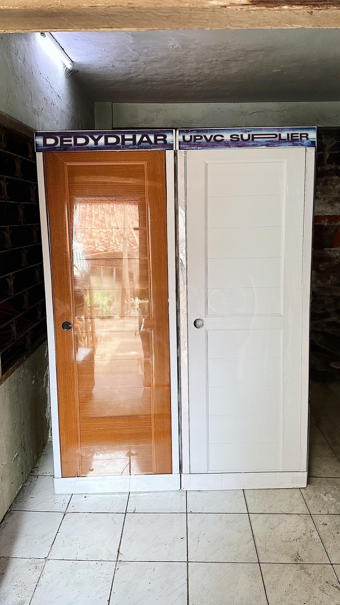 Pintu Kamar Mandi UPVC Full Panel 70x200cm Premium Minimalis
