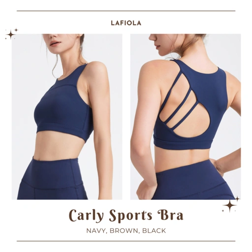 Image of CARLY SPORTS BRA Olahraga Yoga Gym Workout