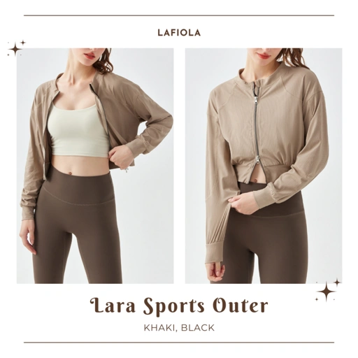 Image of LARA SPORTS OUTER Olahraga Yoga Workout Gym