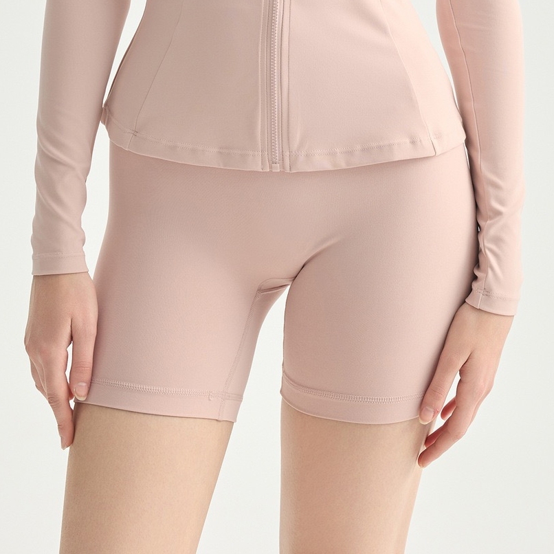 LAFIOLA - Short Pants Sport Wanita Yoga Pilates Gym Biker Shorts High Waist Seamless (CASSIE)