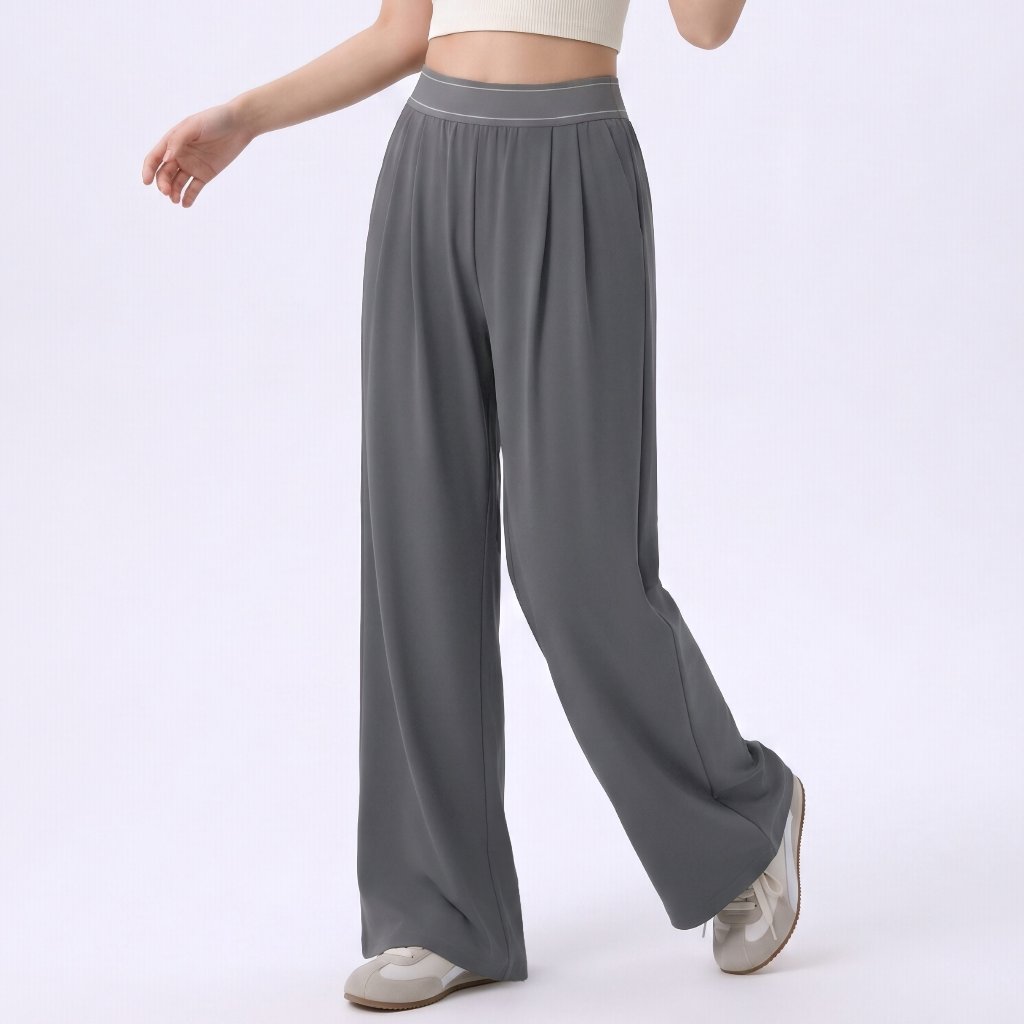 LAFIOLA - Celana Culottes Wanita Olahraga Wide Leg High Waist Sport Gym Yoga Pilates (ROBIN)