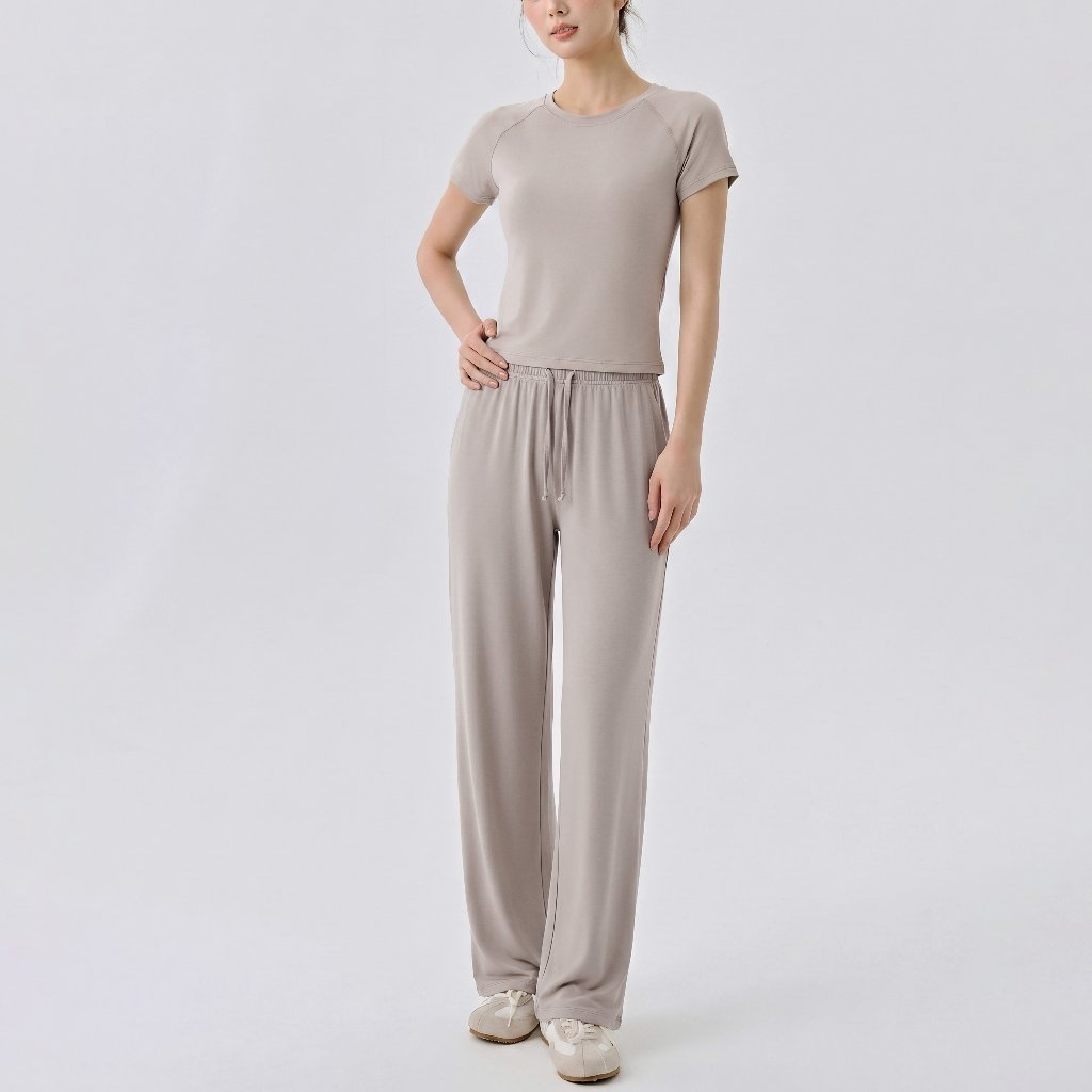 LAFIOLA - Atasan Wanita Sport & Celana Panjang Pendek Olahraga Gym Yoga Pilates Lounge Wear (KATYA)