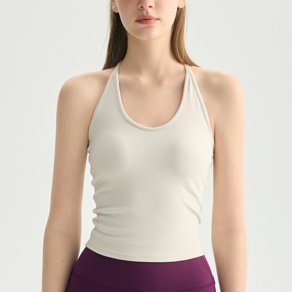 LAFIOLA - Atasan Sport Wanita Bra Olahraga Yoga Pilates Tanktop Racerback (FAYE)