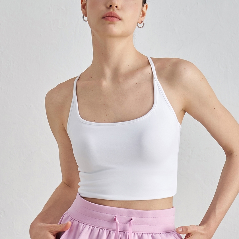 LAFIOLA - Tanktop Sport Bra Olahraga Wanita Yoga Pilates Racerback Backless (HANNAH)