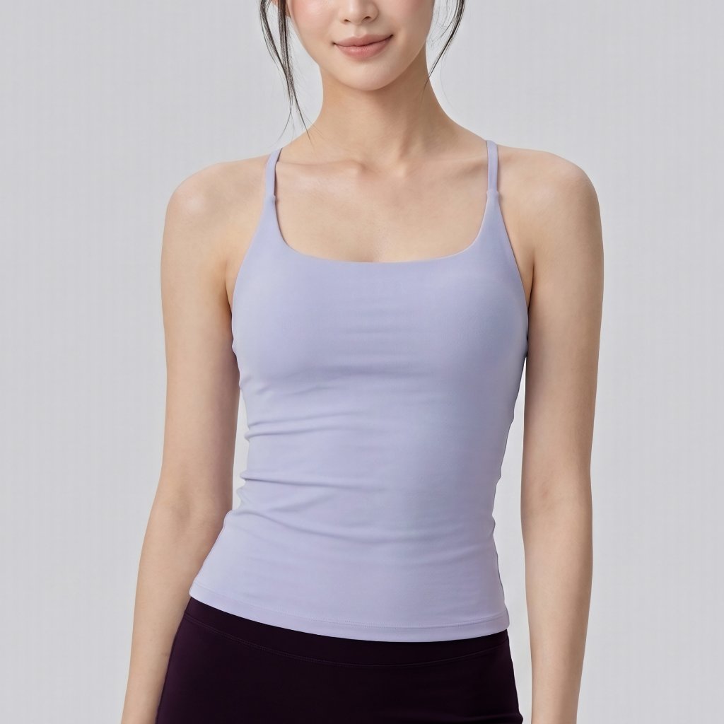 LAFIOLA - Tank Top Wanita Sport Racerback Atasan Olahraga Gym Yoga Pilates (SLOANE)