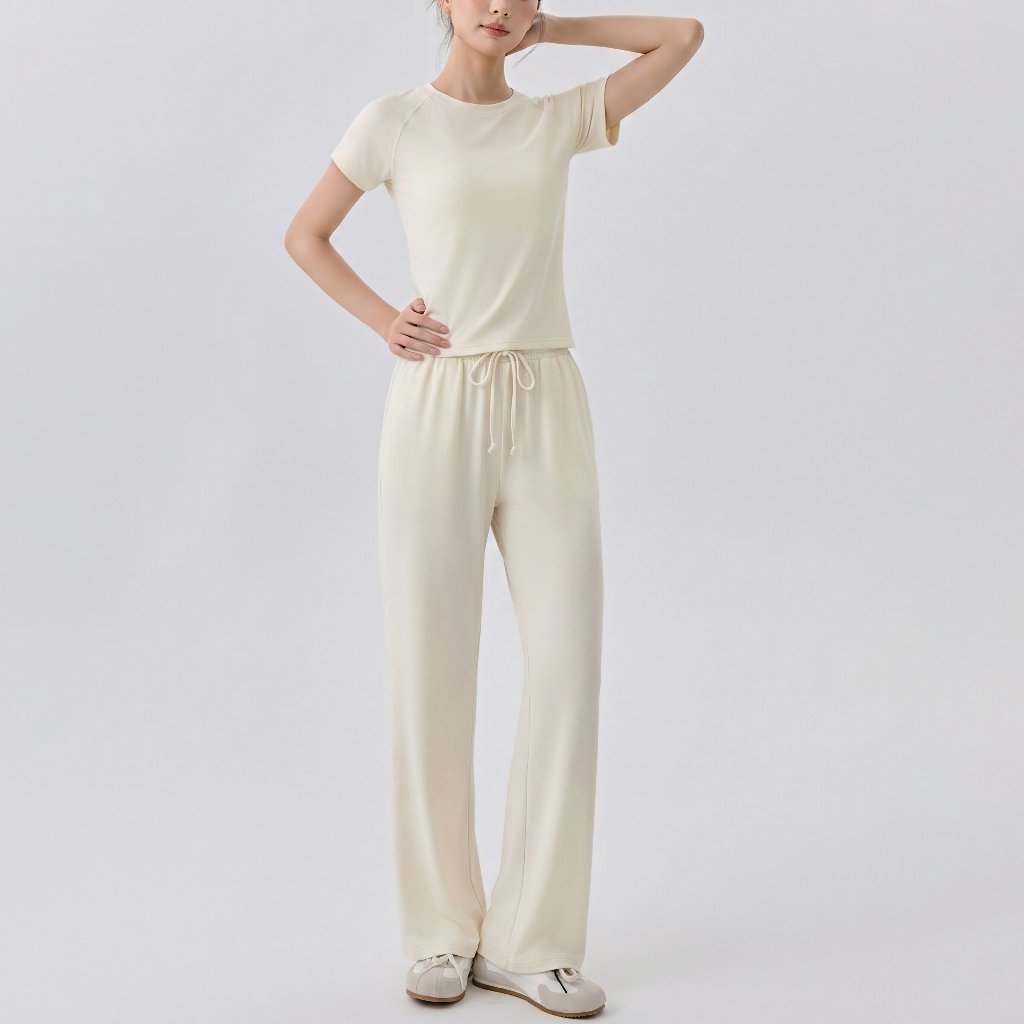 LAFIOLA - Atasan Wanita Sport & Celana Panjang Pendek Olahraga Gym Yoga Pilates Lounge Wear (KATYA)