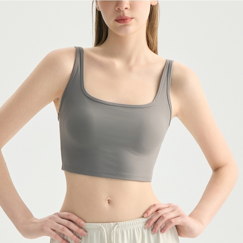 LAFIOLA - Sport Bra Wanita Yoga Pilates Crop Top Tanktop Seamless (GILLIAN)