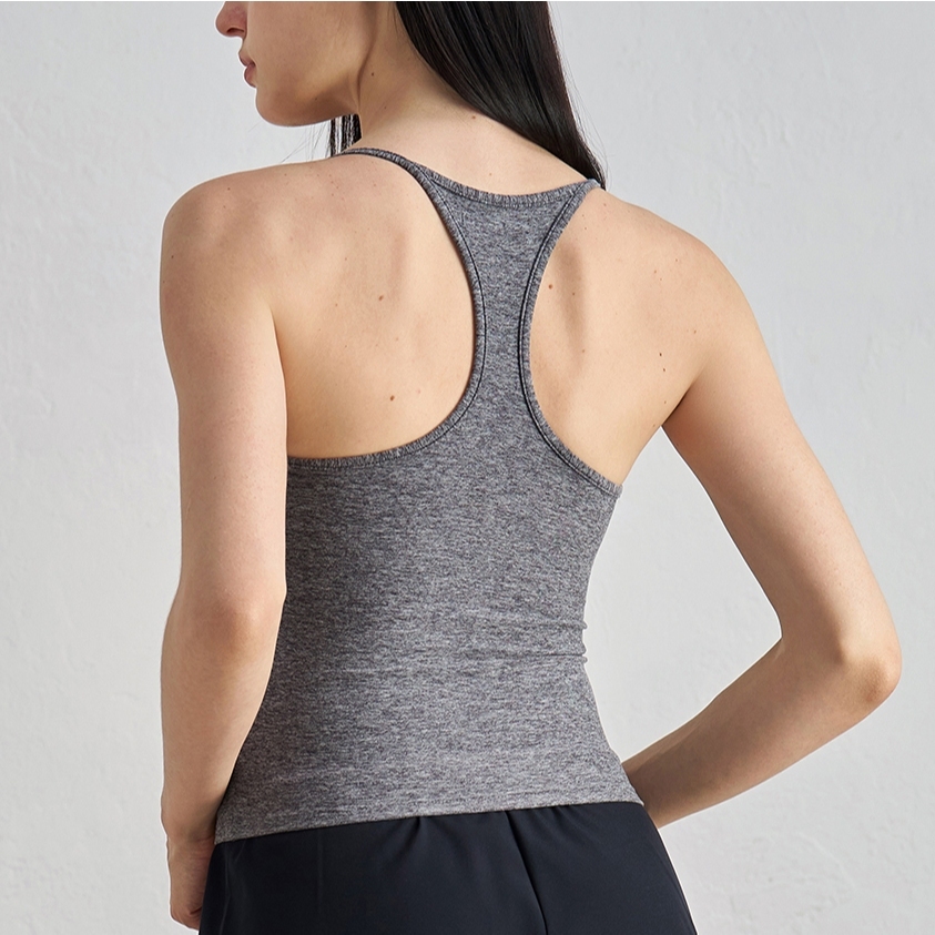 LAFIOLA - Tanktop Sport Bra Olahraga Wanita Yoga Pilates Racerback Backless (HANNAH)