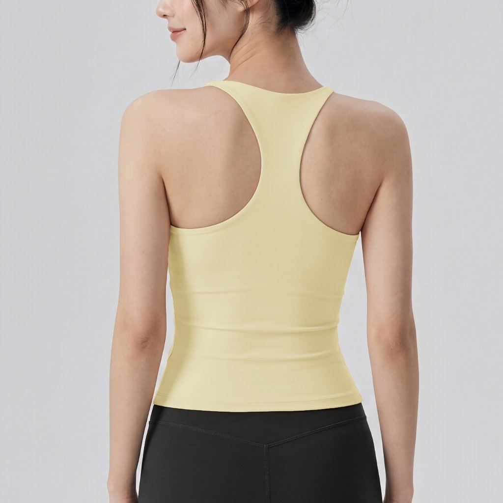 LAFIOLA - Tank Top Wanita Sport Racerback Atasan Olahraga Gym Yoga Pilates (SLOANE)