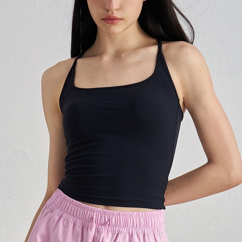 LAFIOLA - Tanktop Sport Bra Olahraga Wanita Yoga Pilates Racerback Backless (HANNAH)