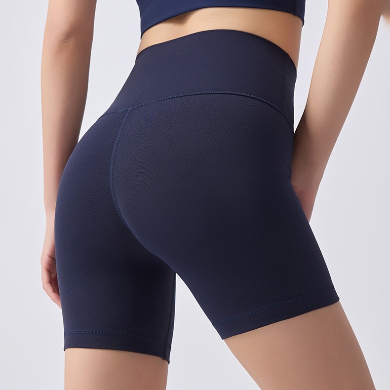 LAFIOLA - Short Pants Sport Wanita Yoga Pilates Gym Biker Shorts High Waist Seamless (CASSIE)