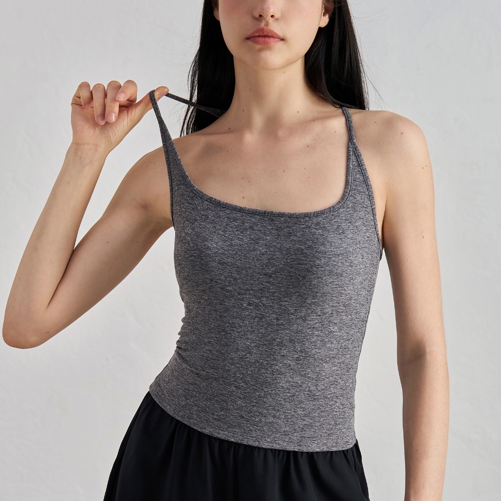LAFIOLA - Tanktop Sport Bra Olahraga Wanita Yoga Pilates Racerback Backless (HANNAH)