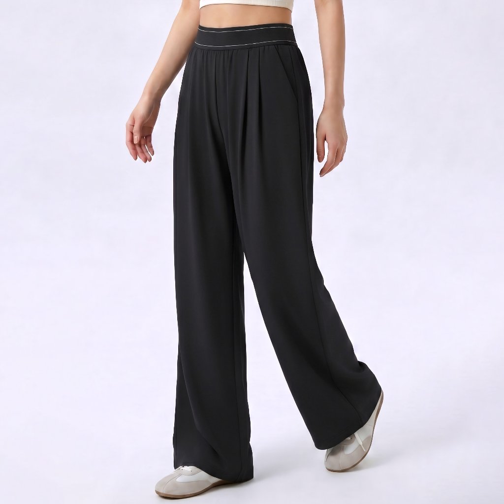LAFIOLA - Celana Culottes Wanita Olahraga Wide Leg High Waist Sport Gym Yoga Pilates (ROBIN)