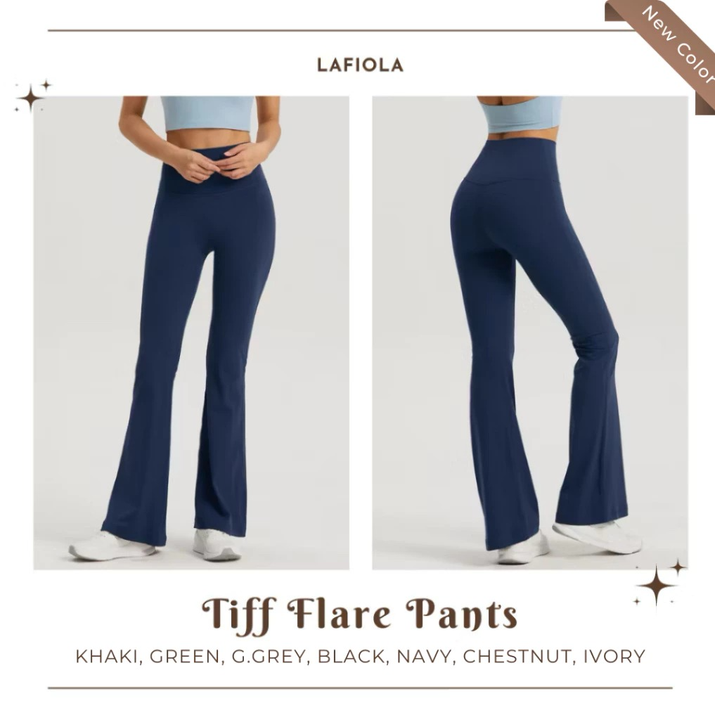 PREMIUM TIFF FLARE Sports Pants CUTBRAY - Legging Olahraga Yoga Workout Gym Pilates