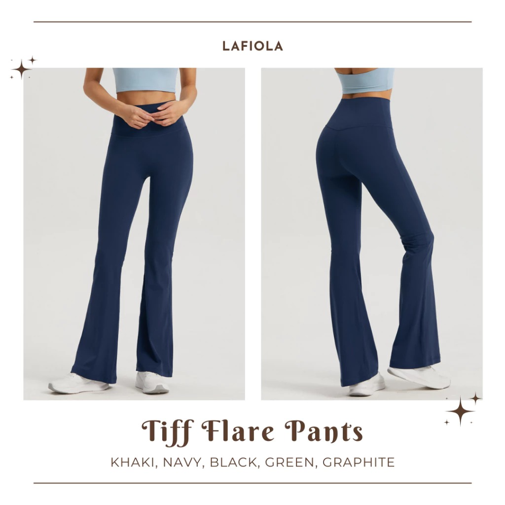 PREMIUM TIFF FLARE Sports Pants CUTBRAY - Legging Olahraga Yoga Workout Gym Pilates