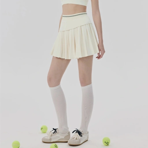 Image of LAFIOLA - Sport Skirt Wanita Pleated High Waist Rok Olahraga Padel Tennis Golf (LUVIA)