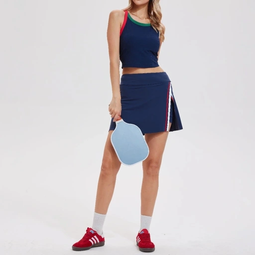 Image of LAFIOLA - Sport Tank Top Wanita or Rok Olahraga A Line Skort Padel Tennis Golf (LUSHIA)