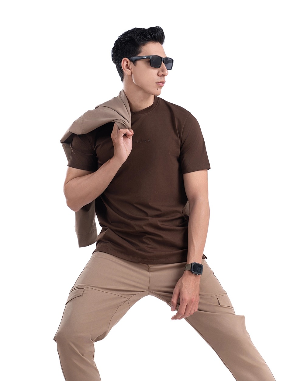 Coolfeel Alzam T-Shirt Brown, Blue Indigo, Light Grey, Dark Brown, Forest Green