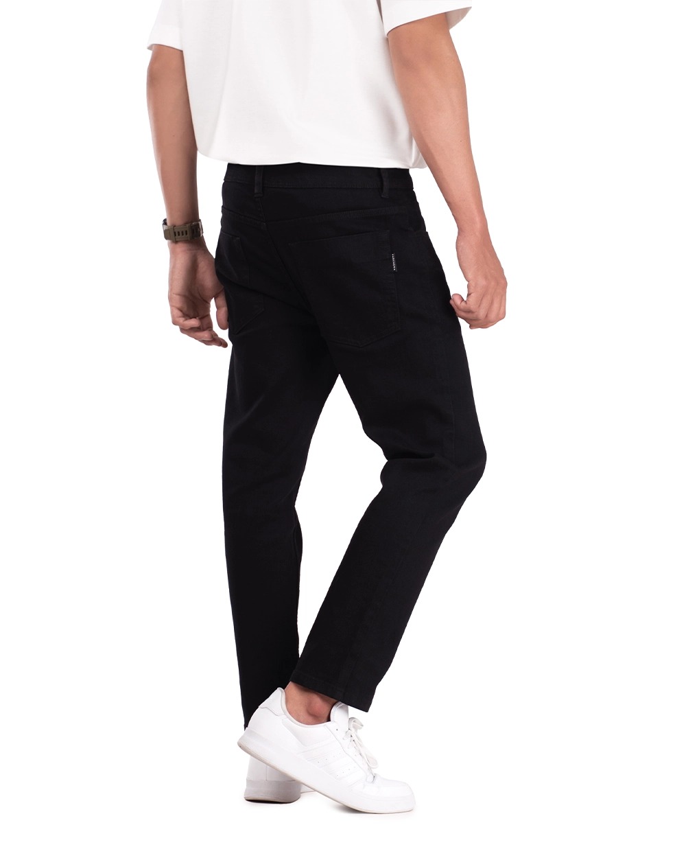 Basra Active Flex Ankle Jeans Blue dan Black
