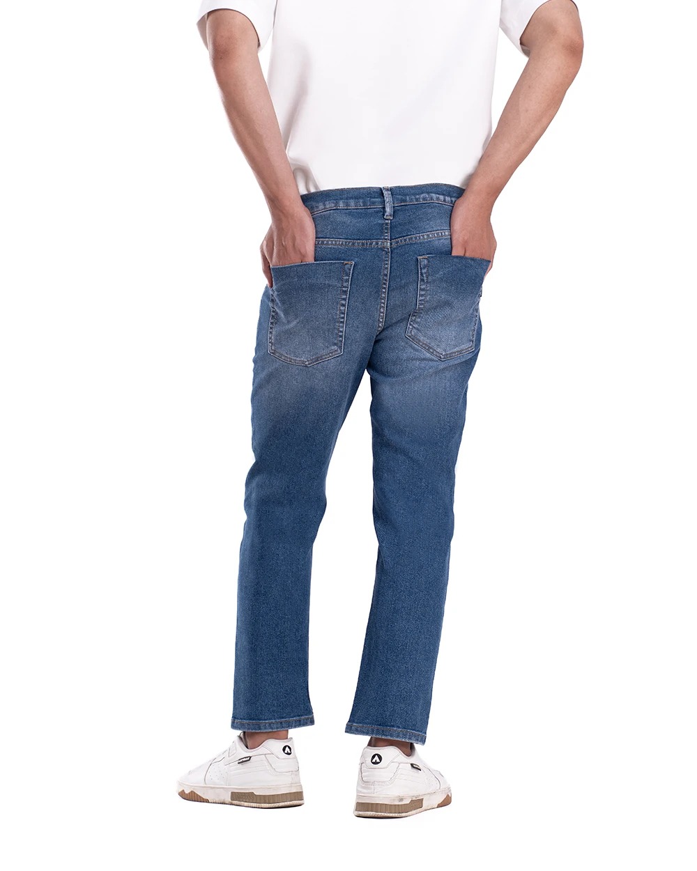 Basra Active Flex Ankle Jeans Blue dan Black