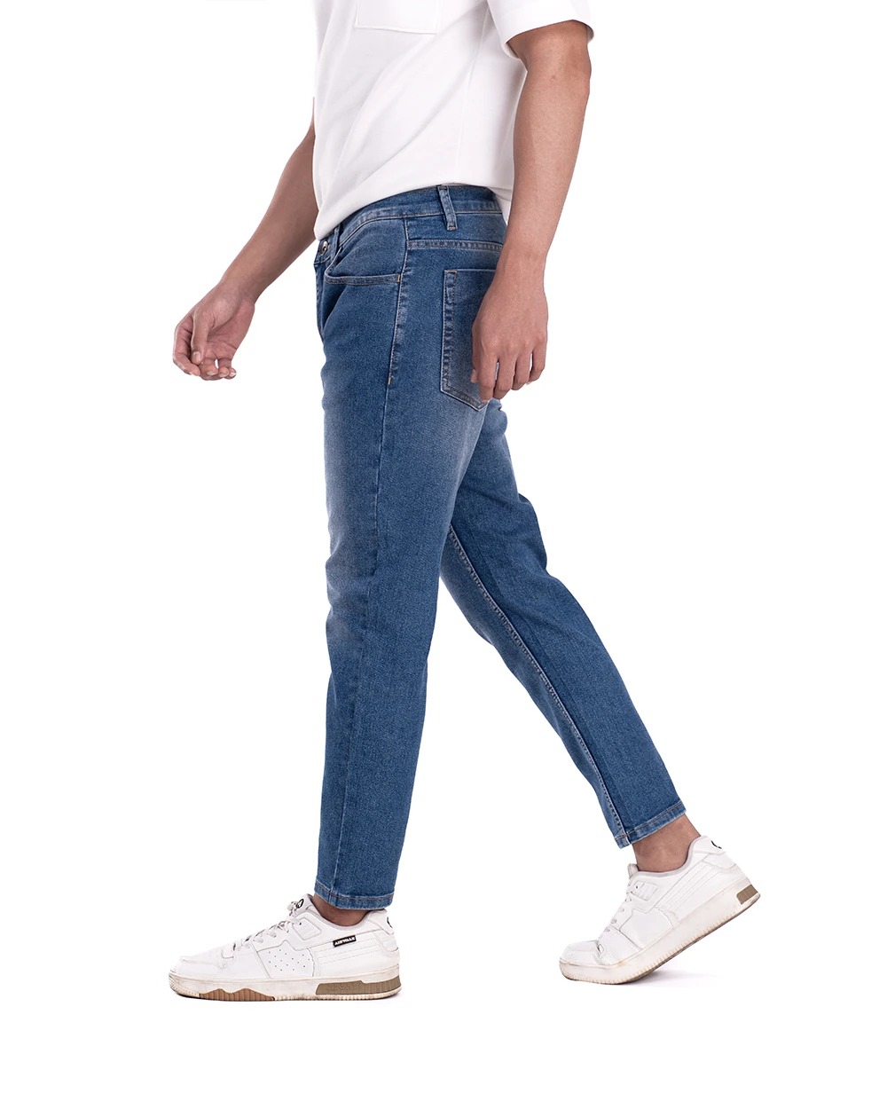 Basra Active Flex Ankle Jeans Blue dan Black