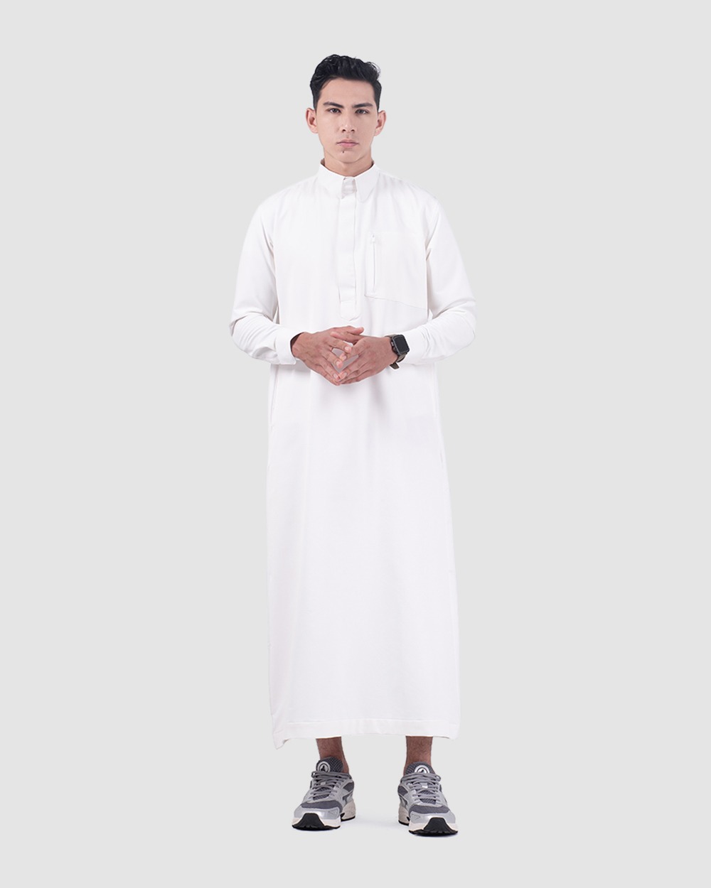 Elquba Thobe Black dan Broken White