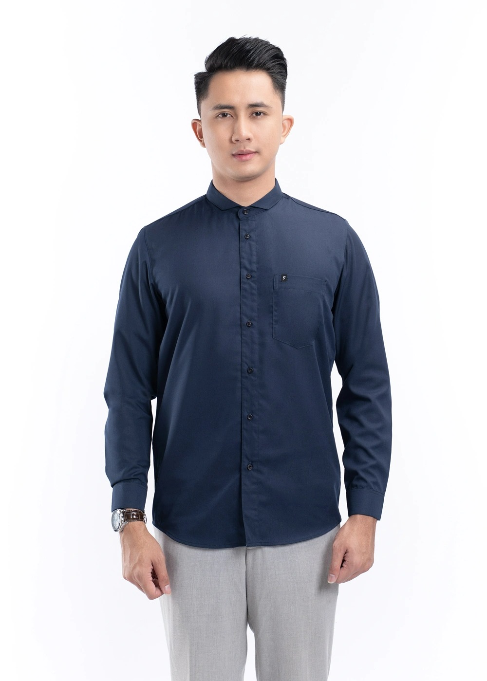 Kemeja Kamil White dan Navy