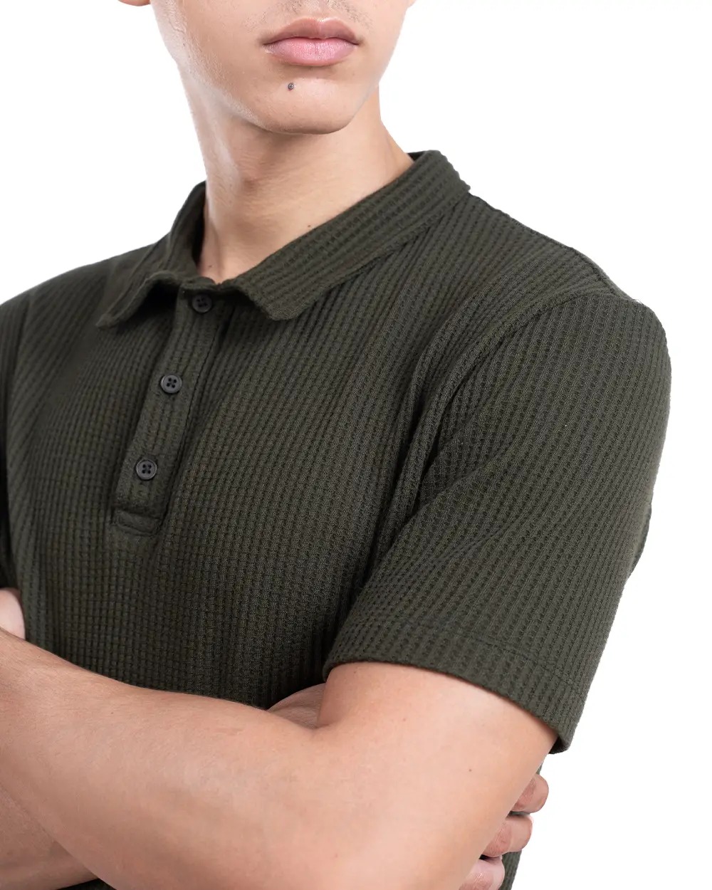 Hayyan Kaos Polo Black dan Olive