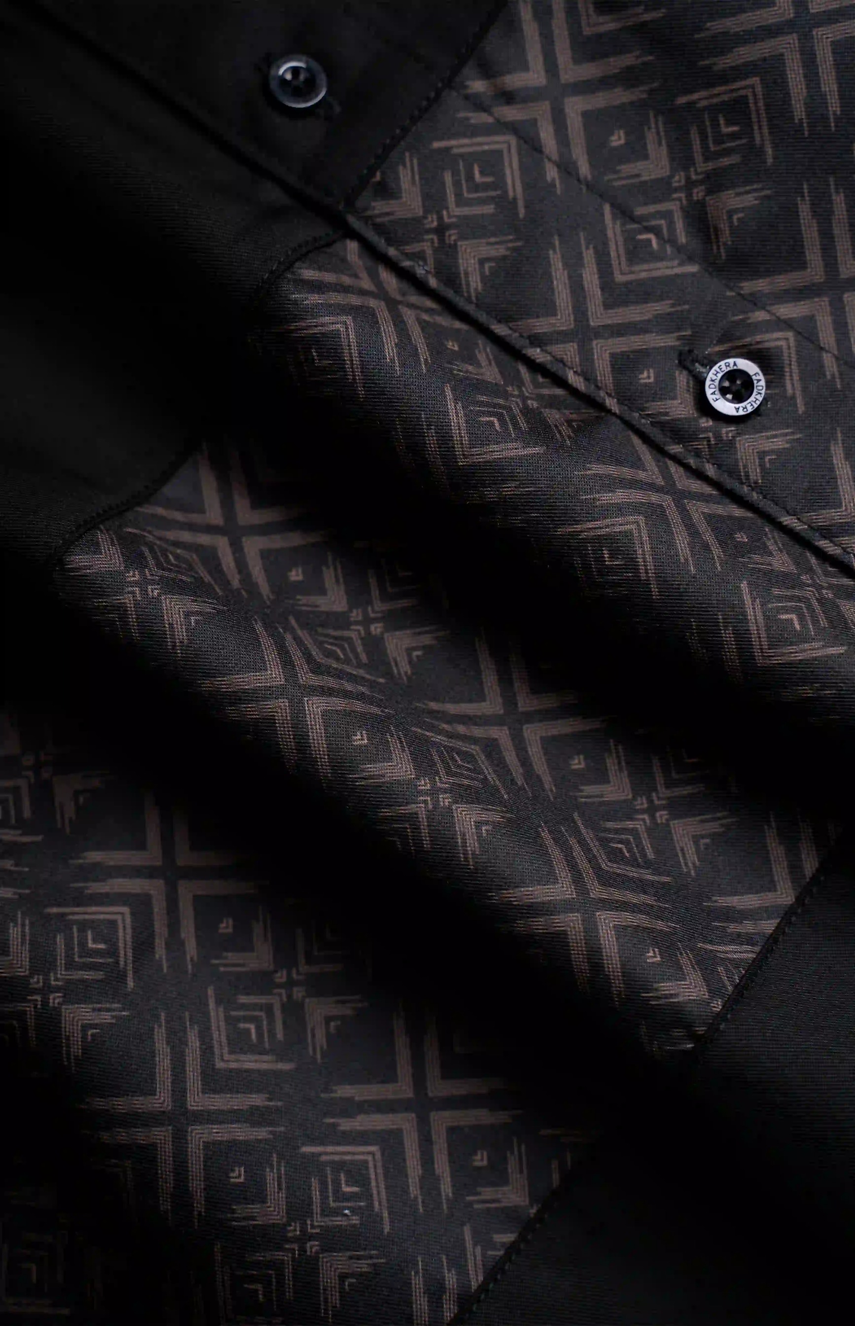 Baju Koko Pria Elbara Lengan Panjang dan Pendek Black