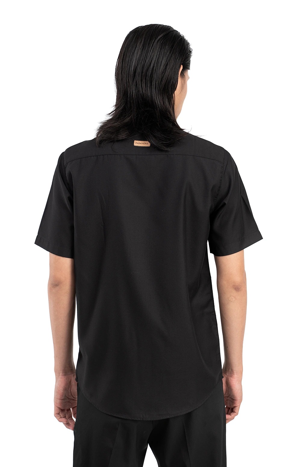 Baju Koko Pria Modern Fadkhera X Masjid Al Ihsan Lengan Panjang dan Pendek Black