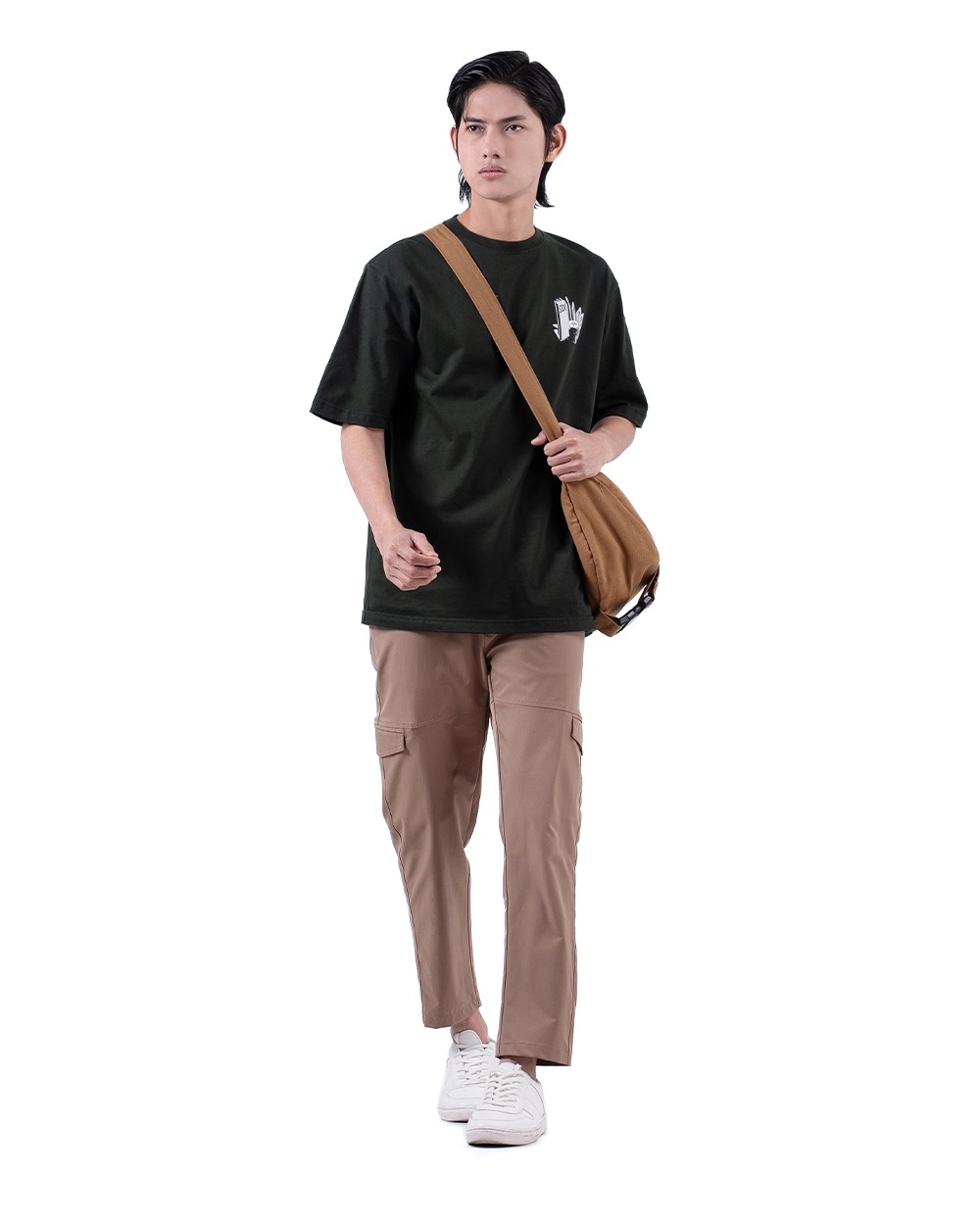 MS Neglect T-Shirt Oversized Sycamore Green