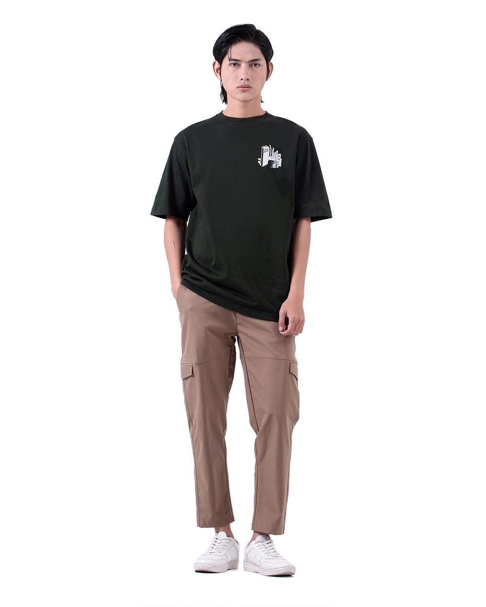 MS Neglect T-Shirt Oversized Sycamore Green
