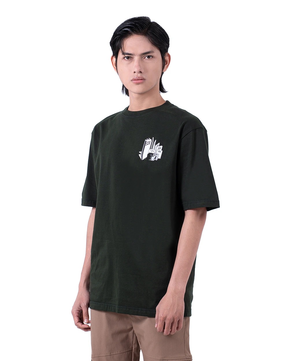 MS Neglect T-Shirt Oversized Sycamore Green