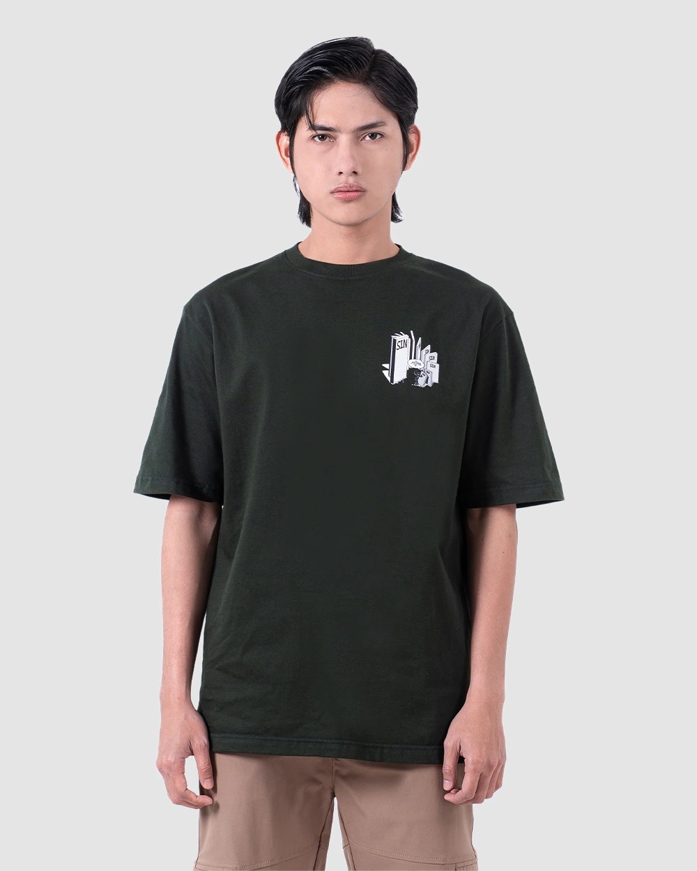 MS Neglect T-Shirt Oversized Sycamore Green
