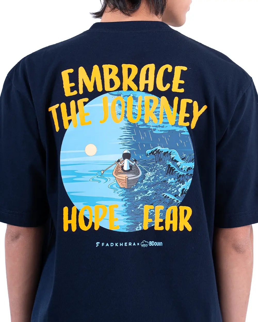 MS Embrace T-Shirt Oversized Navy