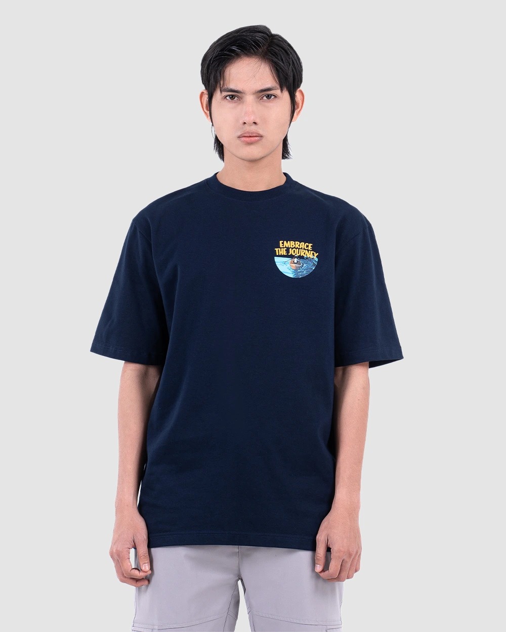 MS Embrace T-Shirt Oversized Navy