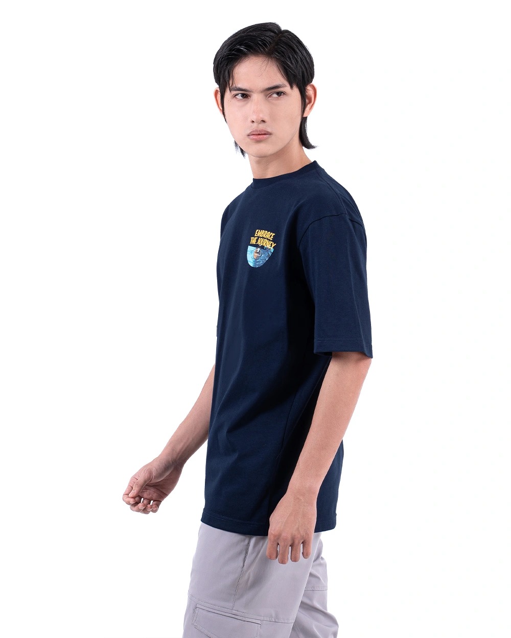 MS Embrace T-Shirt Oversized Navy