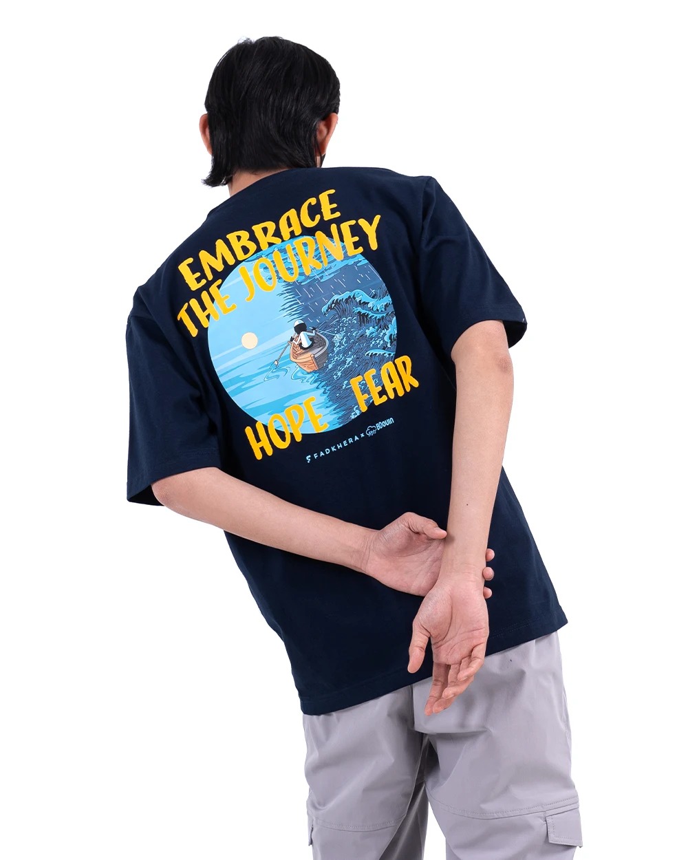 MS Embrace T-Shirt Oversized Navy