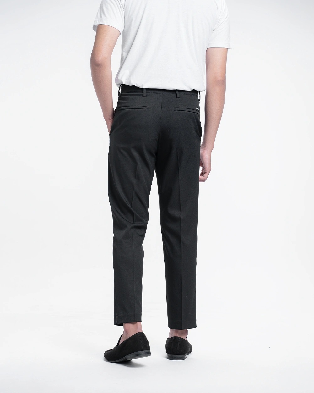 Celana Ankle Pants Pria Fadkhera Maaz Dark Khaki, Sand, Dark Grey, Black, dan Grey
