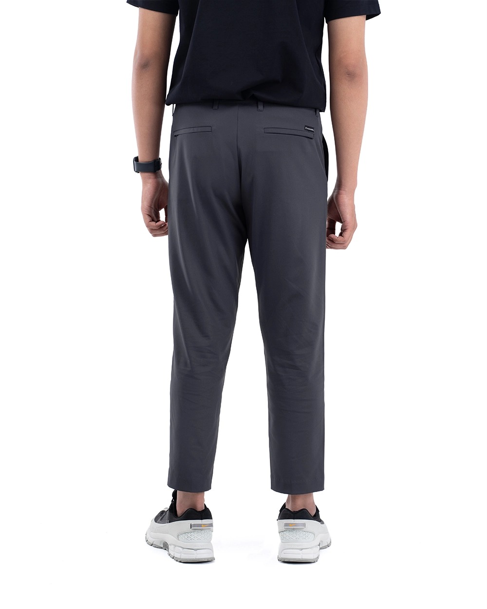 Celana Ankle Pants Pria Fadkhera Maaz Dark Khaki, Sand, Dark Grey, Black, dan Grey
