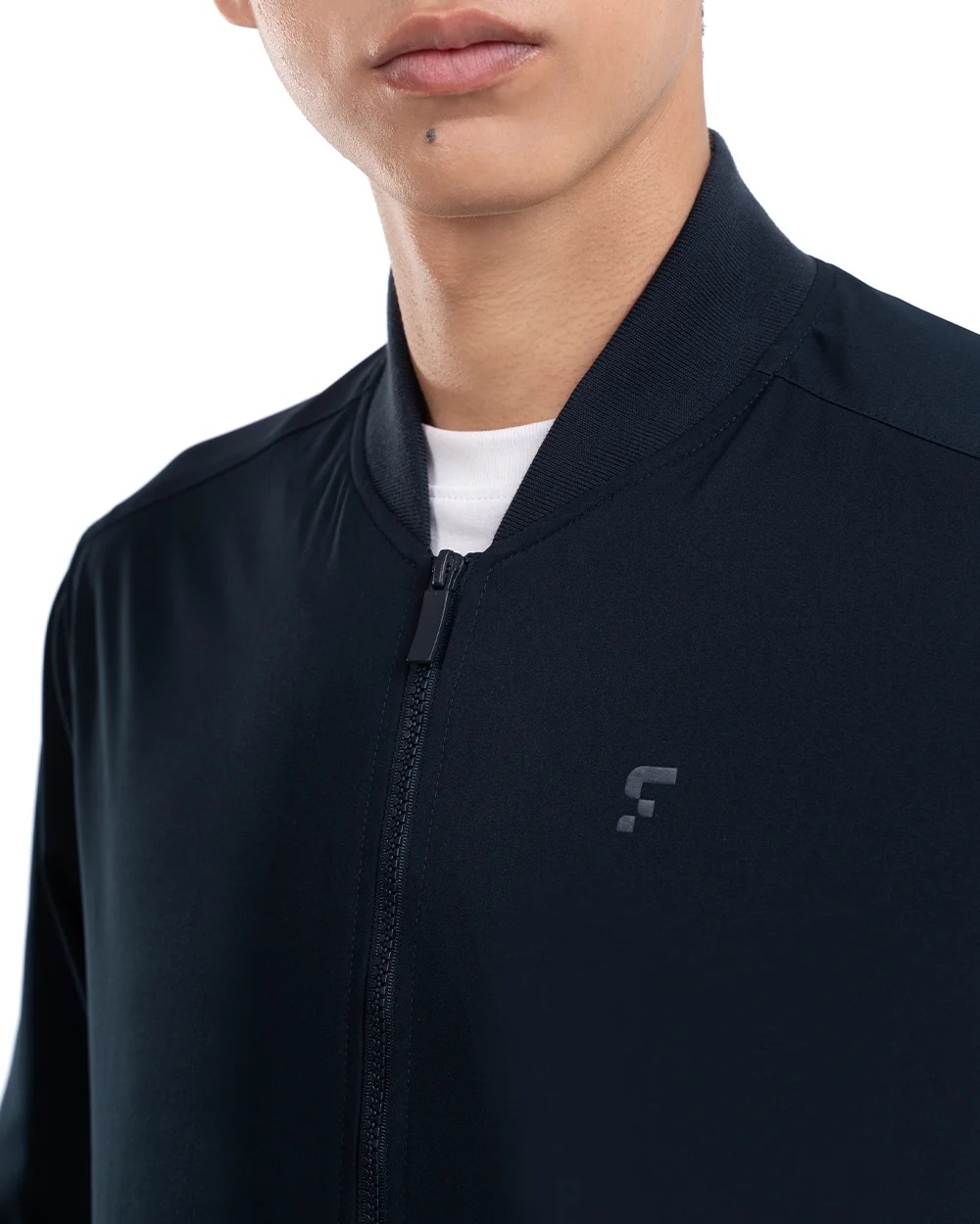 Nadeem 2.0 Stretch Bomber Jacket Golden Brown dan Navy