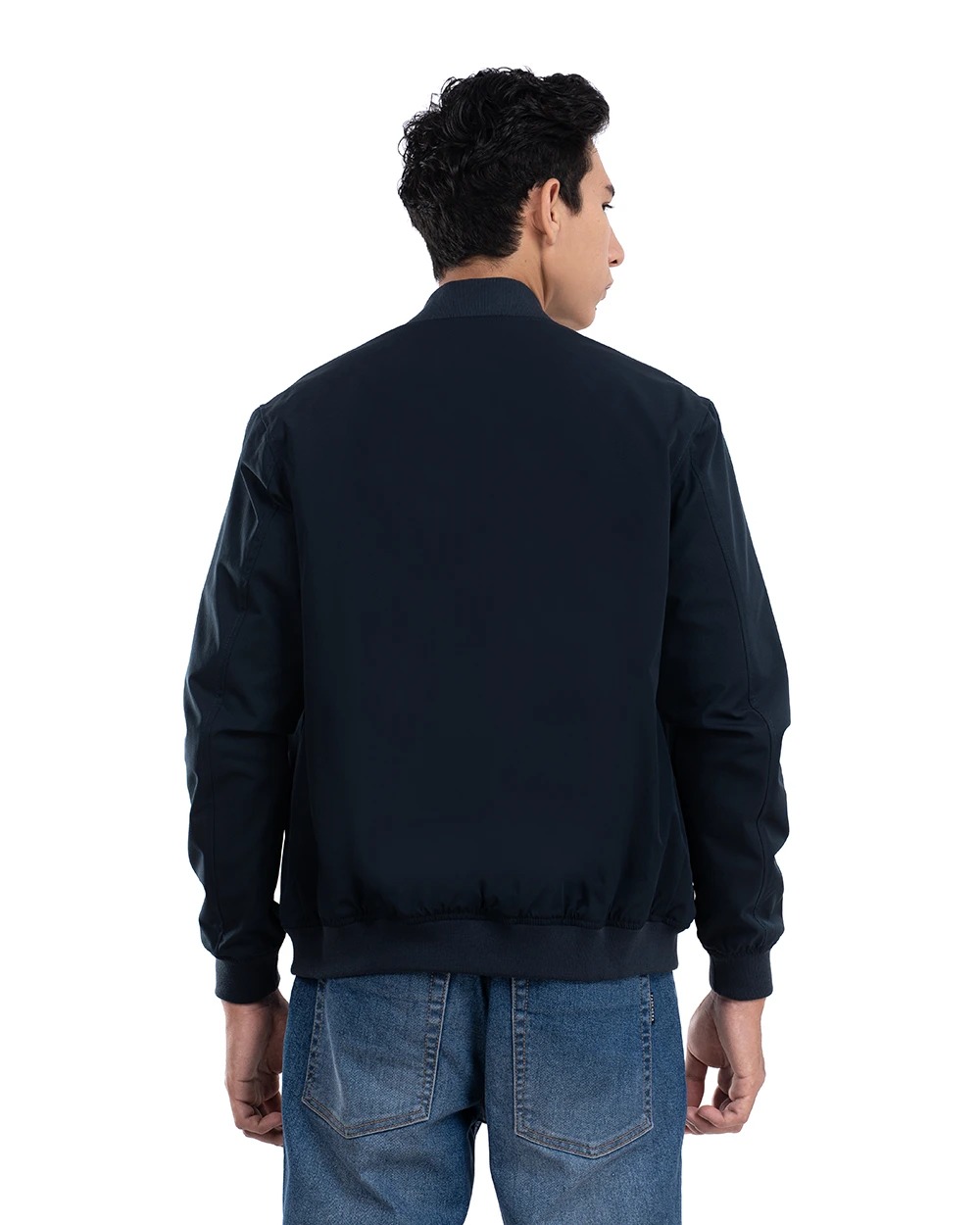 Nadeem 2.0 Stretch Bomber Jacket Golden Brown dan Navy